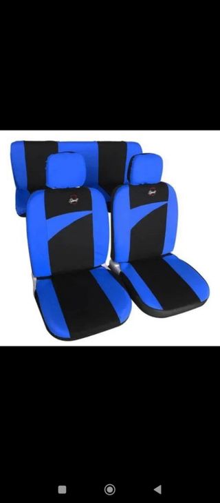 Fundas asientos coche - Azul/Negro