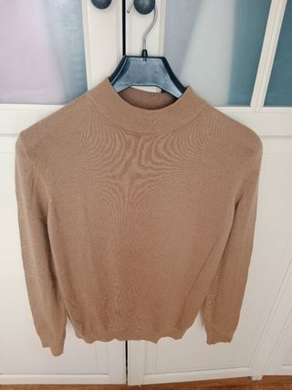 Jersey marrón de caballero 
