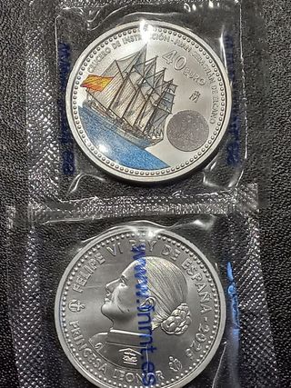 1 Moneda Plata España 40€ 