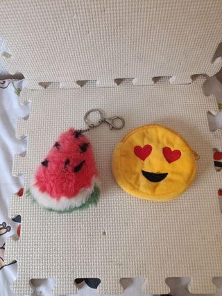 Llavero y monedero kawaii