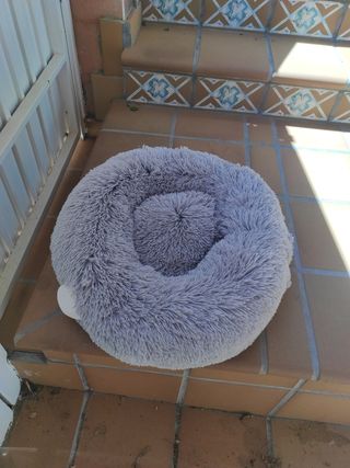Cama perro gris - Felpa