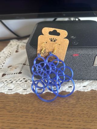 Pendientes 3D: varios colores