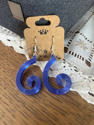 Pendientes 3D: varios colores