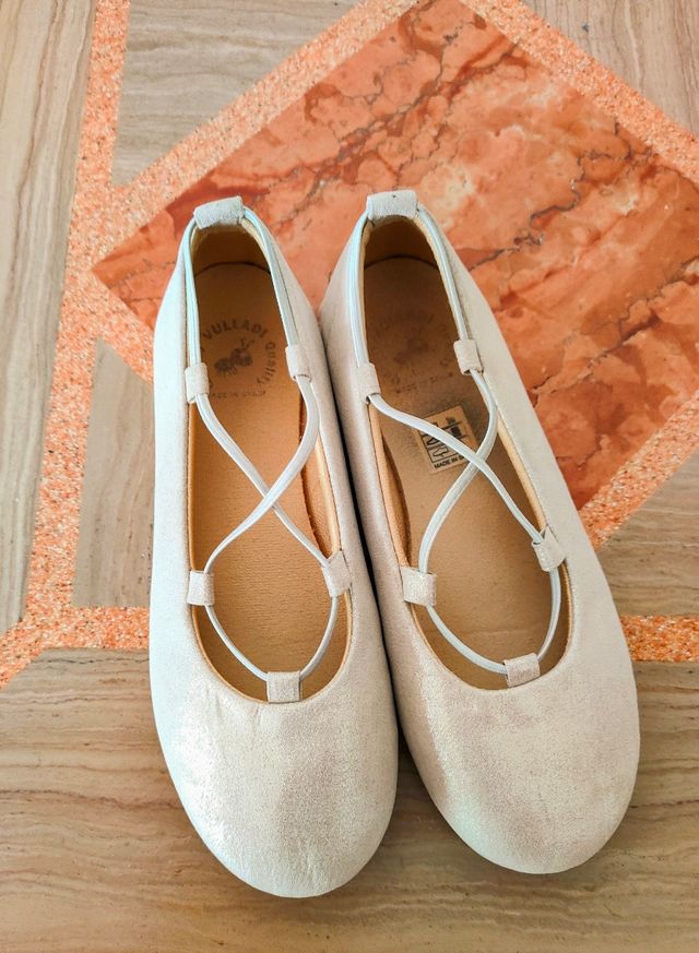 Ballerine Vulladi oro bimba n.33
