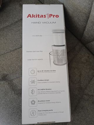 Akitas Pro Aspirapolvere a Mano H2
