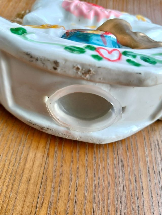 Salvadanaio cavallo a dondolo in ceramica