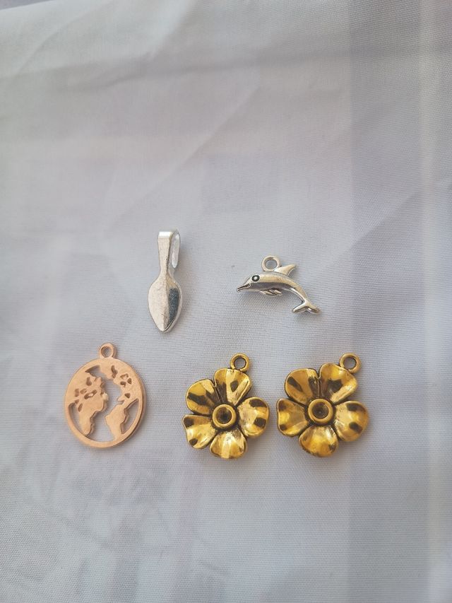 Pack 29 colgantes metal alineado metalizado (nuevo