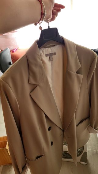 Blazer beige H&M oversize