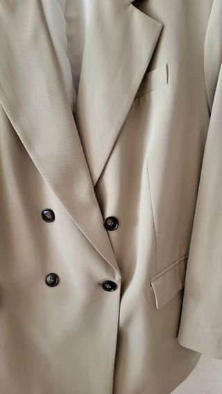 Blazer beige H&M oversize