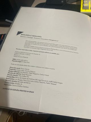 LA+SB Bioloxía e xeoloxía 3 ESO. Gallego.