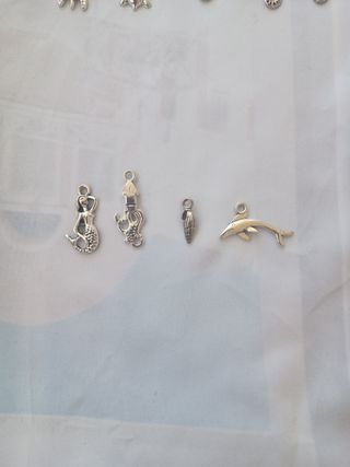 Pack 16 colgantes marinos metal alineado (nuevos)