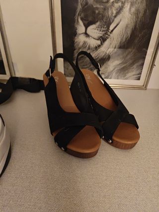 Zapatos plataforma negros Hff Shoes nº41