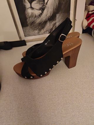Zapatos plataforma negros Hff Shoes nº41