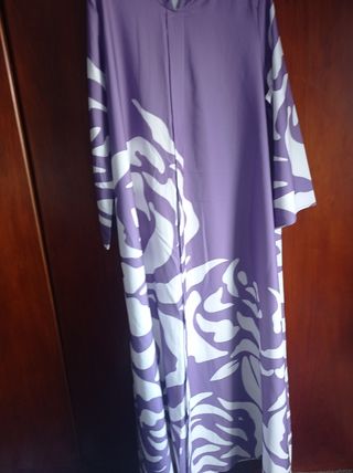 Vestido sudadera morado