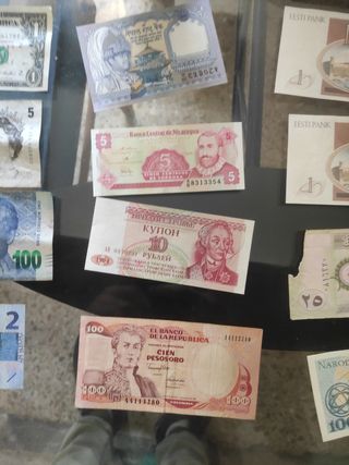Billetes varios países
