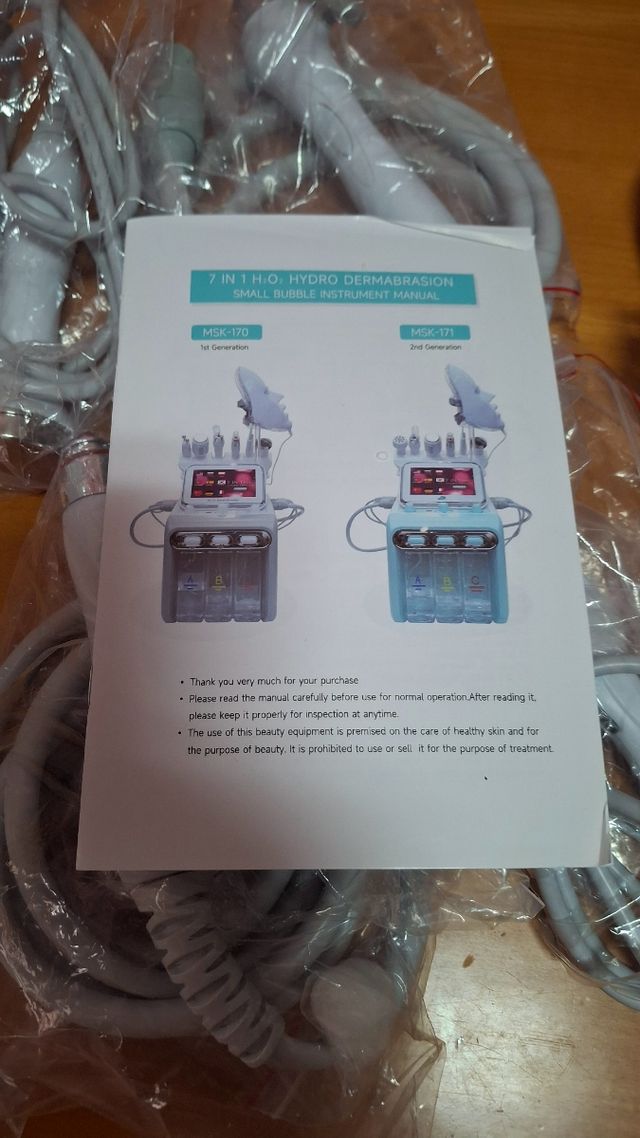 Máquina Limpeza de Pele - H2-O2