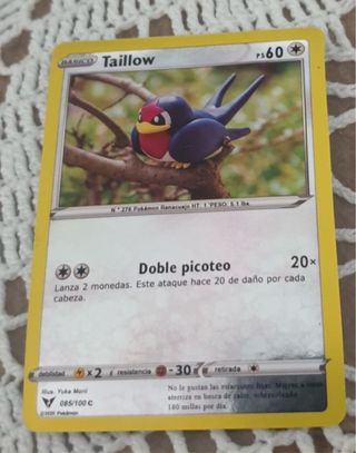 Carta Taillow 085/100 - Pokémon