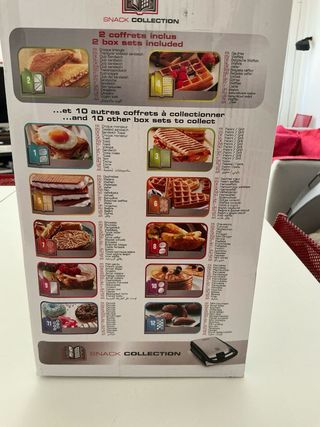 Piastra da toast Snack Collection Tefal