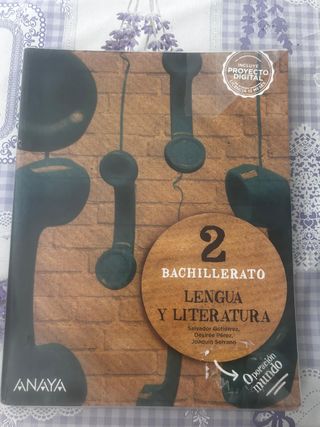 LENGUA CASTELLANA Y LITERATURA 2 ANAYA BACHILLERAT