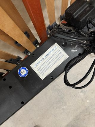 Cama articulada eléctrica marrón
