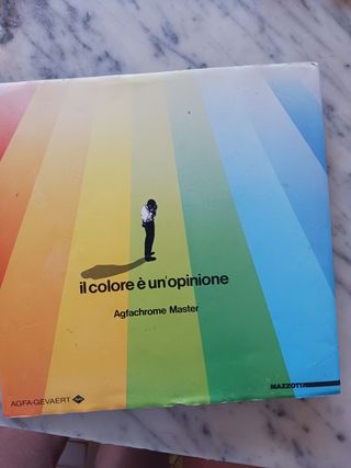 Libro Agfachrome Gevaert  Il colore è un'opinione
