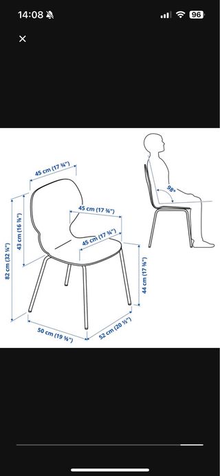 4 Sillas comedor Abedul/Sefast blanco SIGTRYGG