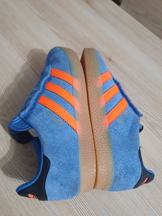 Zapatillas Adidas Gazelle Azul - Talla 34