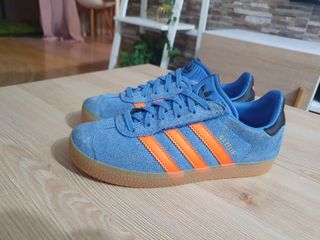 Zapatillas Adidas Gazelle Azul - Talla 34