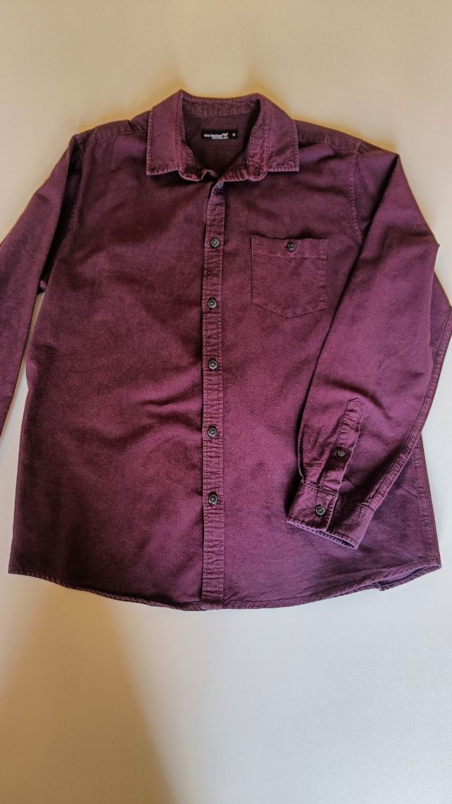 Camisa Green Coast burdeos - Talla M