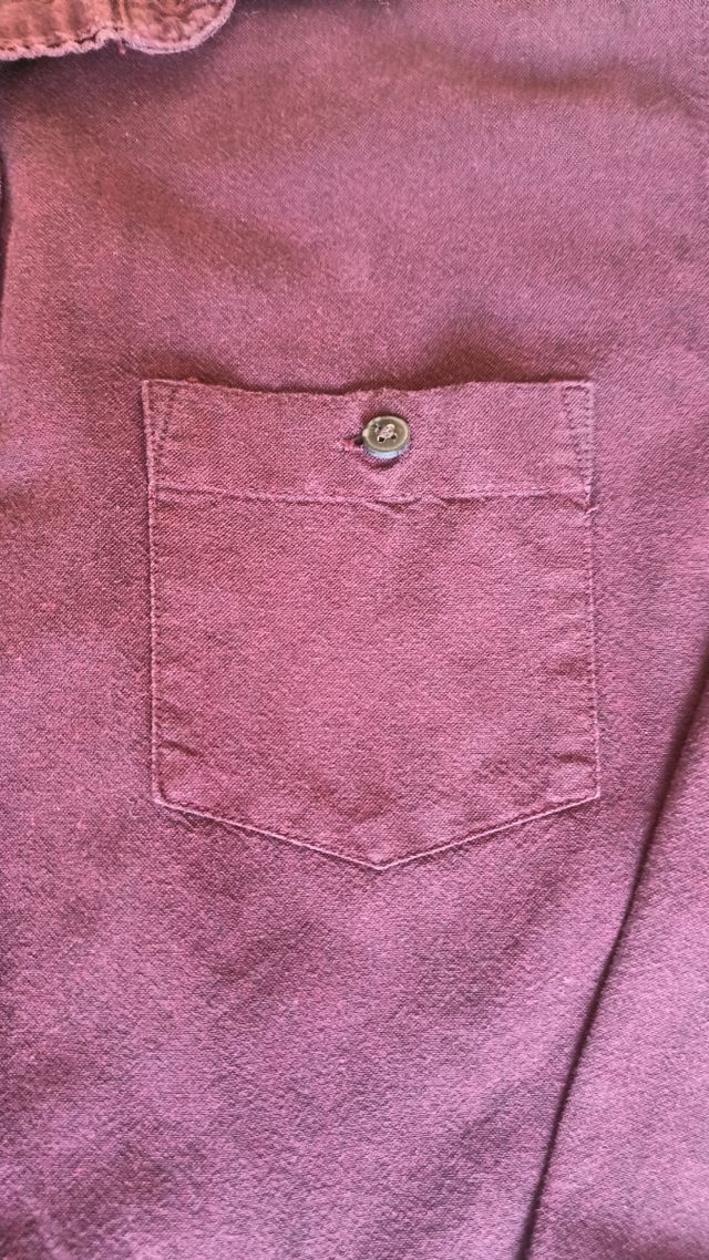 Camisa Green Coast burdeos - Talla M