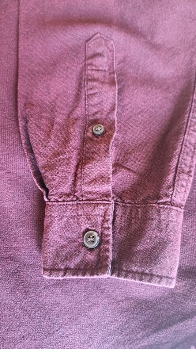 Camisa Green Coast burdeos - Talla M