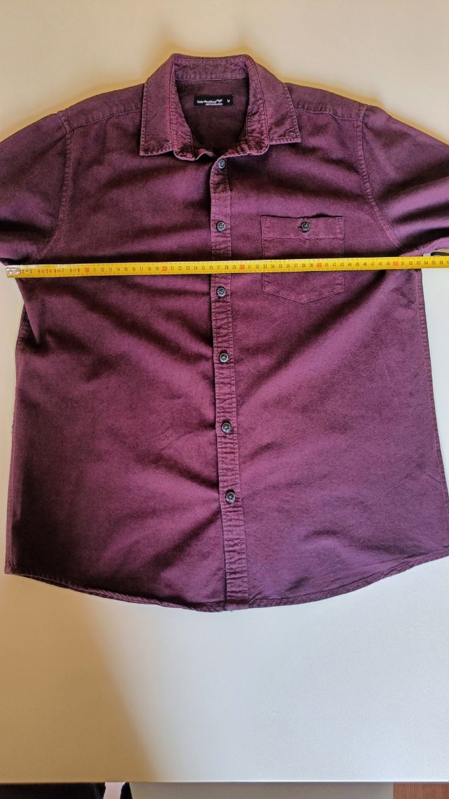 Camisa Green Coast burdeos - Talla M