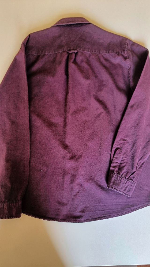 Camisa Green Coast burdeos - Talla M