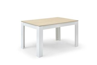 Mesa Comedor 4 Sillas - Roble Blanco extensible 