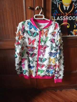 Chaqueta Desigual niña - Mariposas