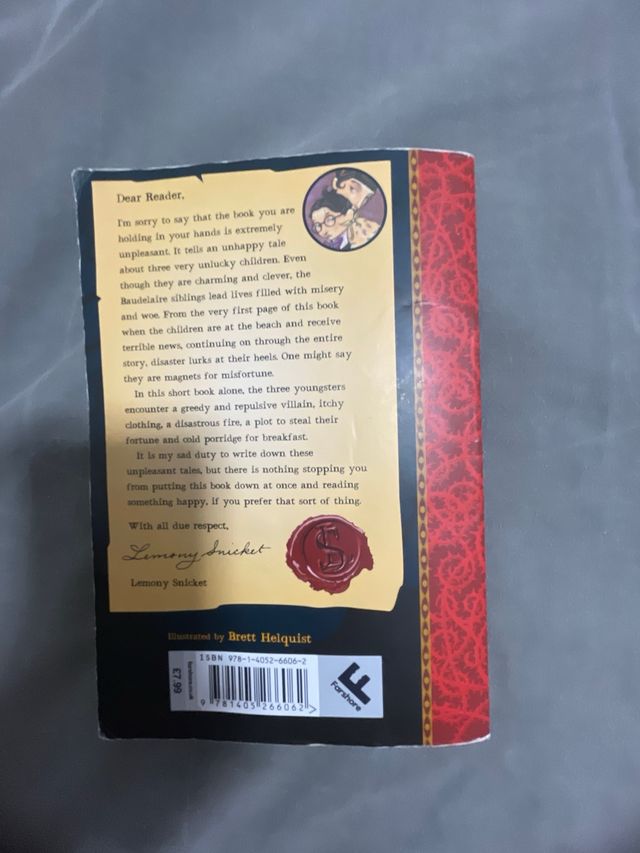 Libro Infantil - Una serie de eventos desafortunad