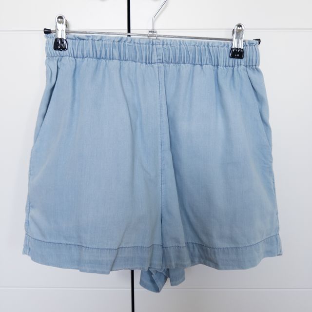 Short azul "vaquero" fluido con goma