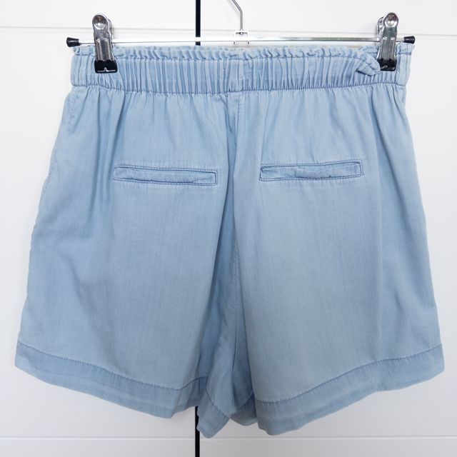 Short azul "vaquero" fluido con goma