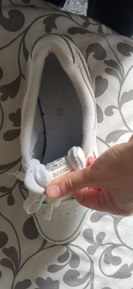 Zapatillas Reebok blancas de piel