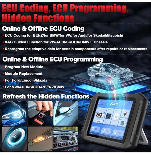 Xtool D9S PRO - Diagnóstico Auto