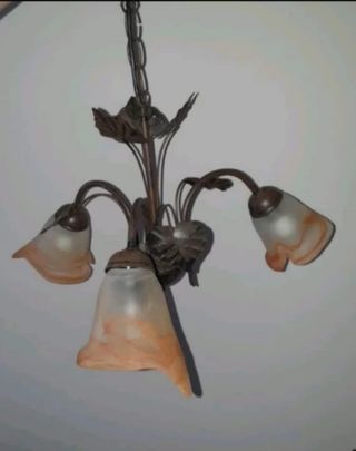 Lampara techo 3 luces.