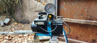 Bomba vacío + manómetro aire acondicionado