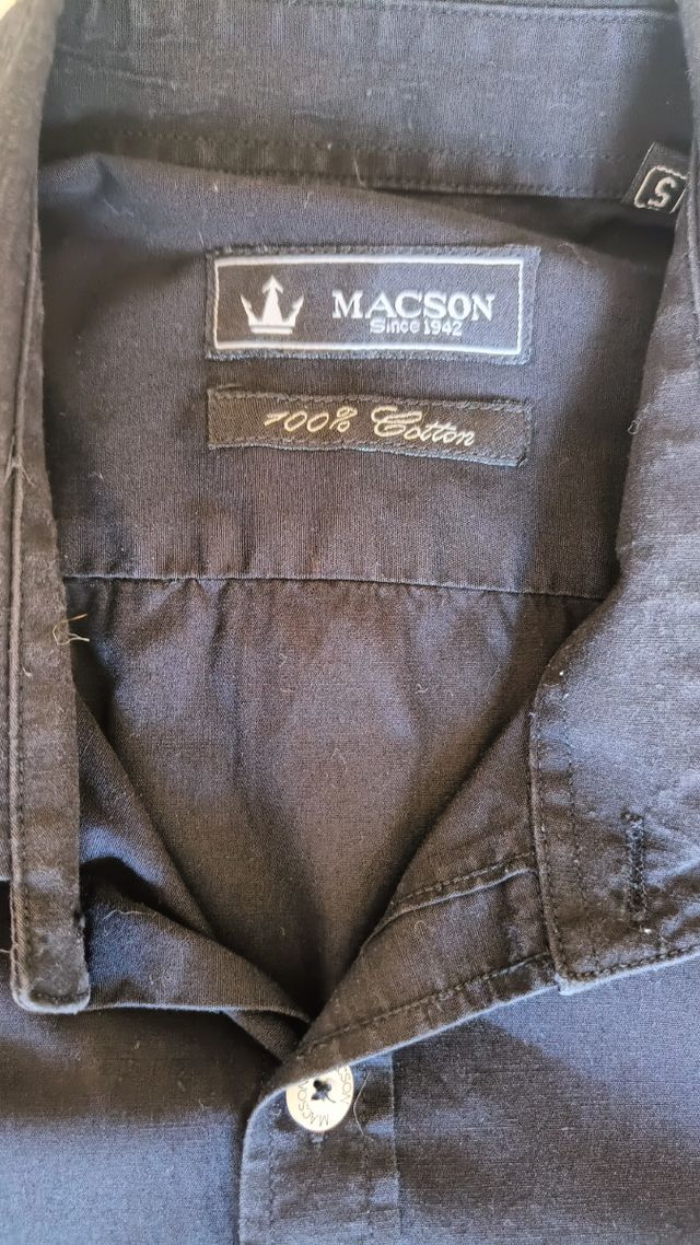 Camisa Macson negra XL