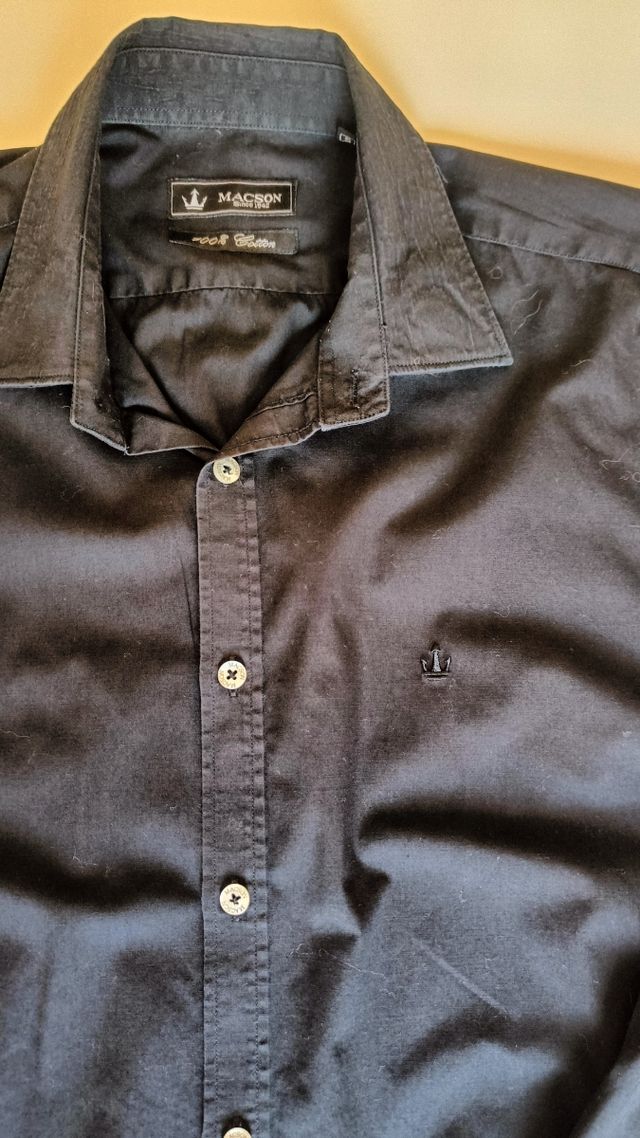 Camisa Macson negra XL