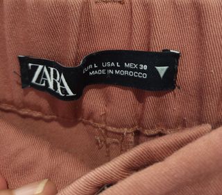 Pantalón Zara rosado - Talla L