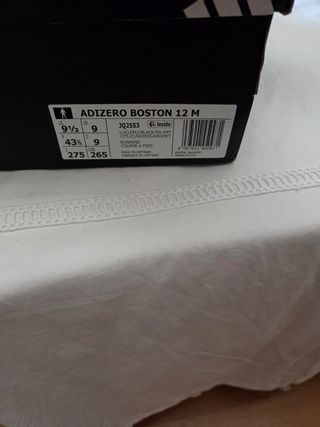Adidas Boston 12 - Zapatillas Amarillas