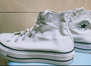 Converse Chuck Taylor blancas doble suela 