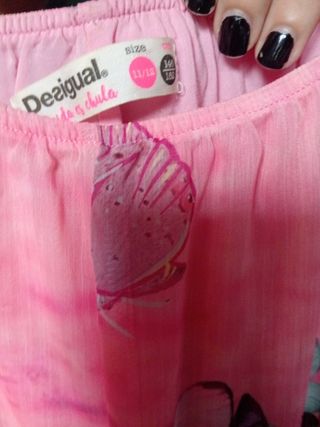 Mono Desigual multicolor niña