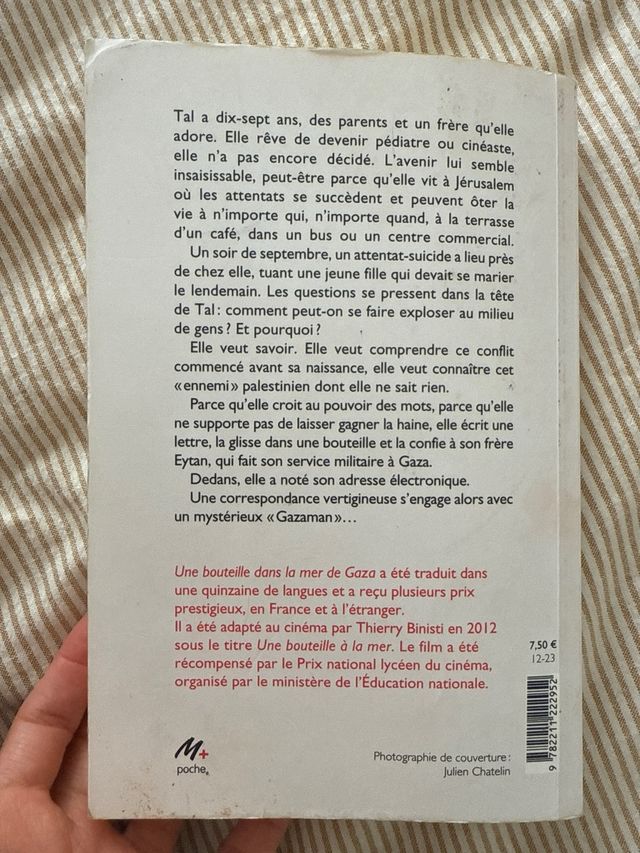 UNE BOUTEILLE DANS LA MER DE GAZA (POCHE) (NE)