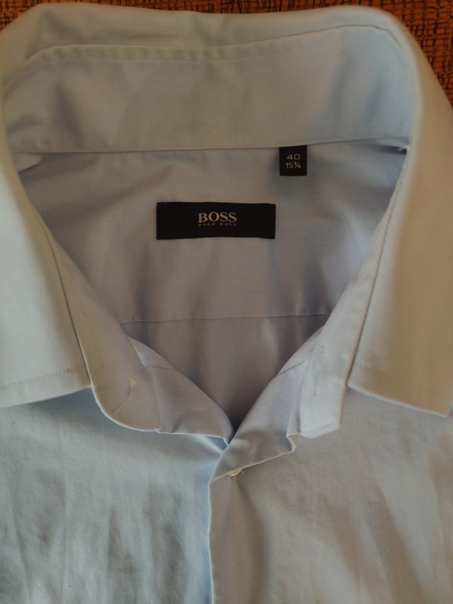 Camisa Hugo Boss azul, talla M